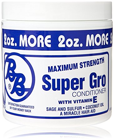 Bronner Brothers Double Strength Super Gro Maximum, 6 Ounce
