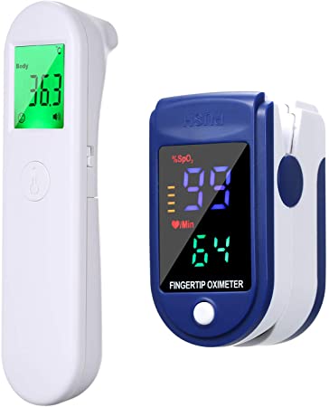 Decdeal Temperature Test Touchless Temperature Meter Tester, Fingertip Testing Tools