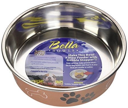 Loving Pets Metallic Bella Bowl