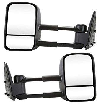 Prime Choice Auto Parts KAPGM1320416PR Pair of Left and Right Manual Towing Side View Mirrors