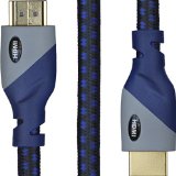 HDMI 20 Cable - Braided Cord 6ft - Ultra High Speed 18Gbps Wire - Gold Plated Connector Tips - Ethernet  Audio Return - Video 4K 2160p  60Hz HD 1080p 3D - Xbox PlayStation PS3 PS4 PC Apple TV