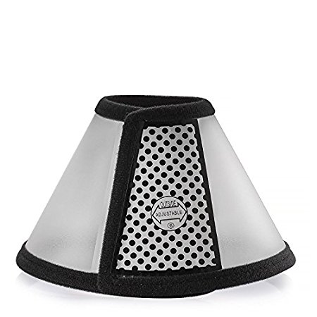 Depets Recovery Pet Cone E-Collar for Cats Puppy Rabbit, Plastic Elizabeth Protective Collar Anti-Bite Lick Wound Healing Safety Practical Neck Cover, Small Size 6#, Medium Size 5#