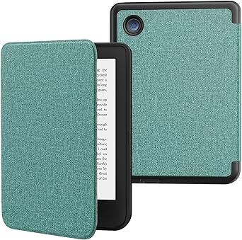 MoKo Case for Kobo Clara 2E 6" 2022 Release, Ultra Slim Lightweight Anti-Scratch Smart Cover Folio Case with Auto Wake/Sleep Function for Kobo Clara 2E 6" 2022, Denim Green