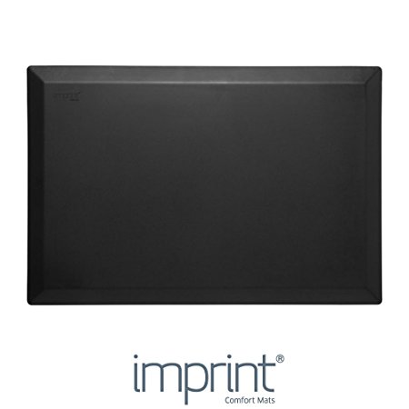 Imprint® CumulusPRO Mat [Deluxe] - Standing Desk Anti-Fatigue Mat (BLACK). "Best Rated Standing Desk Mat" by Forbes and Wirecutter Magazines.