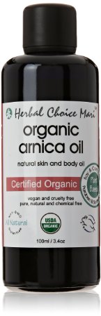 Herbal Choice Mari Organic Arnica Oil 100ml/ 3.4oz Bottle