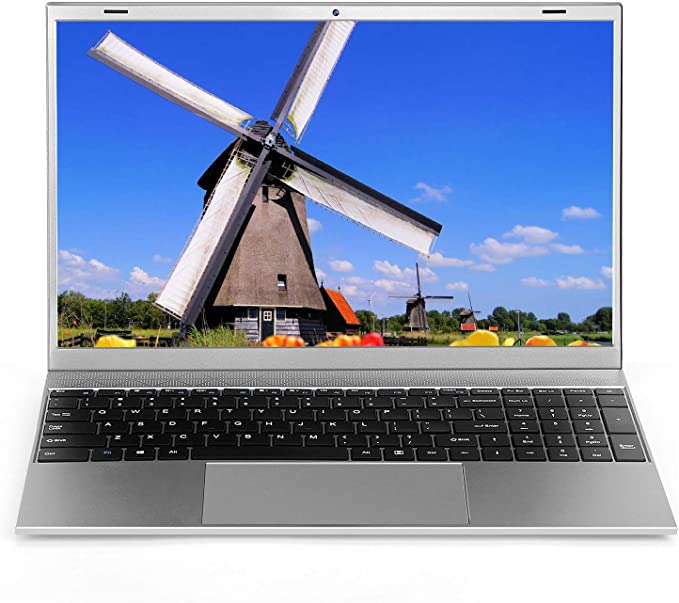 Laptop 15.6 inch Windows 10 Notebook 8GB RAM 128GB SSD - YELLYOUTH 15.6" Ultra Slim Full HD Laptop Intel Quad Core Computer with WiFi Mini HDMI Bluetooth Grey