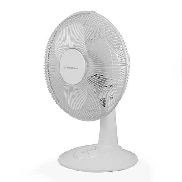 Westinghouse 12” Oscilating Desk Fan