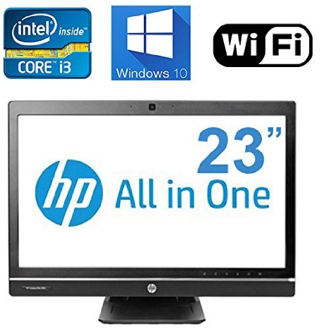 HP All in One 8300 Elite Business Computer, Intel Core i3 3.3GHz, NEW 1TB Solid State Hybrid Drive, 8GB DDR3 Memory, WiFi, Windows 10 Pro, USB 3.0, 23" 1080P HD Monitor, REFURB