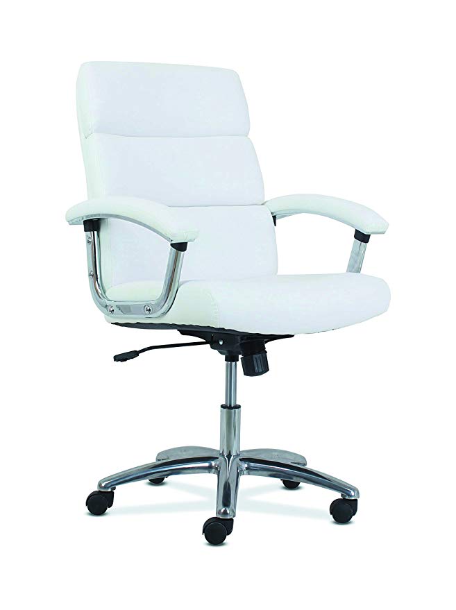 HON HONVL103SB06 Traction Chair Executive/Highback, White Leather Sb06