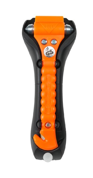 LifeHammer Safety Hammer Classic Auto Escape Tool Orange Glow In The Dark