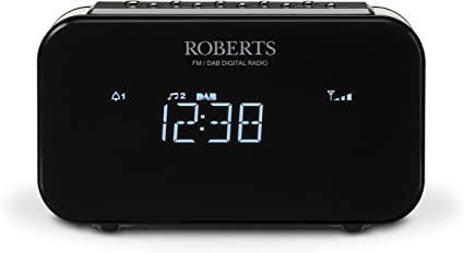 Roberts Radio ORTUS1BK DAB/DAB /FM Alarm Clock Radio with Anytime Snooze - Black