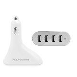 ALLPOWERS 4 USB Car Charger Cigarette Charger for Apple iPhone 6 plus 5S 5C 5 4S iPad Air iPad Mini Samsung Galaxy Note 3 Note 2 and More