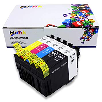 HIINK Remanufactured Ink Cartridge Replacement for Epson T288 288XL Ink Cartridge High Yiled use with Epson Expression XP-330 XP-340 XP-430 XP-434 XP-440 XP-446 (Black Cyan Magenta Yellow, 5 Pack)