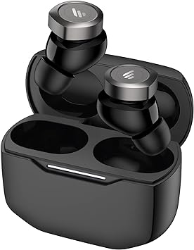 Edifier W240TN Active Noise Cancellation Earbuds with Bluetooth V5.3 - True Wireless Earbuds with Dual Dynamic Drivers - Fast Charging - Custom EQ - Ambient Mode and App - Black