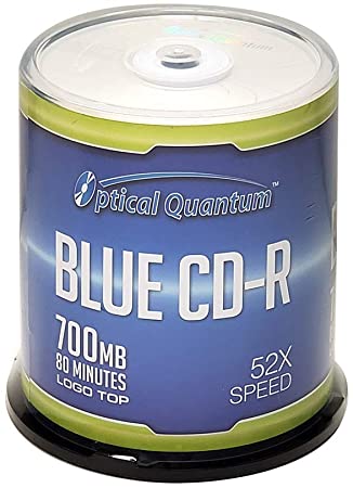 Optical Quantum CD-R 700MB 52X Recordable Media Disc - 100pk Spindle OQCD52BLT-BX