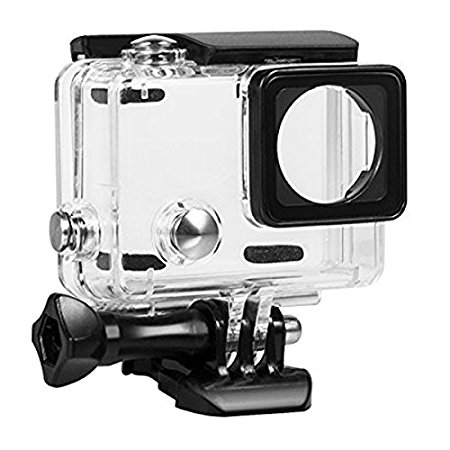 Kupton Housing Case for GoPro Hero 4 & Hero 3  Waterproof Case 45M Diving Protective Housing Shell Case with Quick Release Mount Accessories for Go Pro Hero 4 Silver & Black