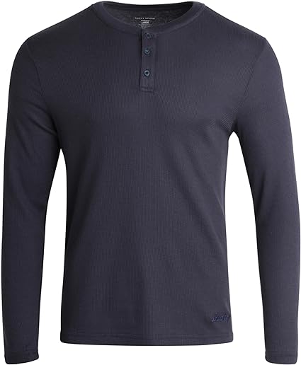 Lucky Brand Men's Thermal Shirt - Long Sleeve Waffle Knit Henley Top (S-XL)