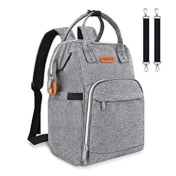 Diaper Bag Backpack - Baby Diaper Bag for Men Women Boys Girls, Large Capacity Travel Back Pack Bag with Stroller Straps, Insulated Pockets, Stylish Gift for Mom Dad