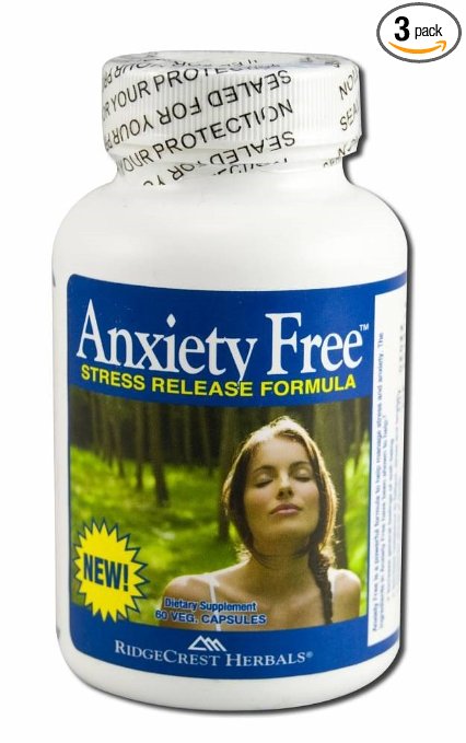 Ridgecrest Anxiety-Free, 60 Count (3 Pack)