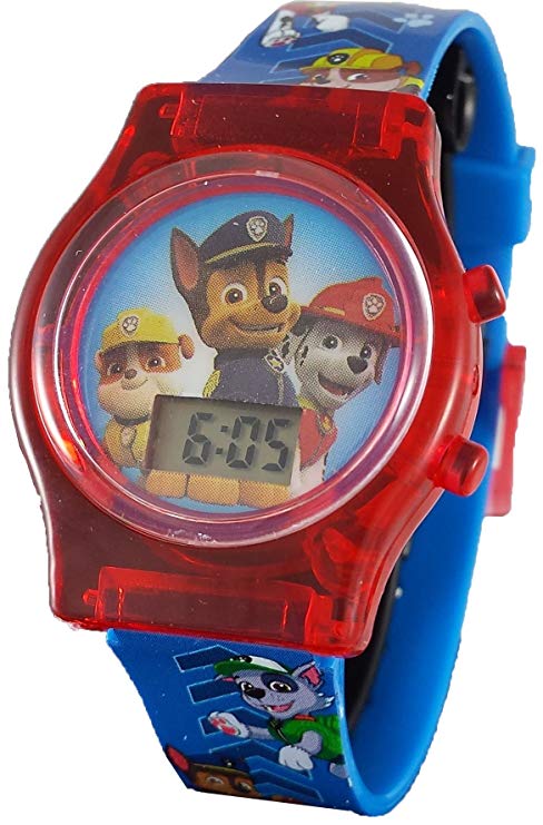 Paw Patrol Little Kid's Digital Watch with Light Up Feature PAW4068