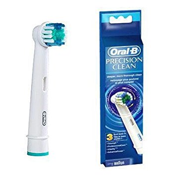 New Procter And Gamble Oral B Precision Clean Refills Replacement Electric Toothbrush Head 3 Count