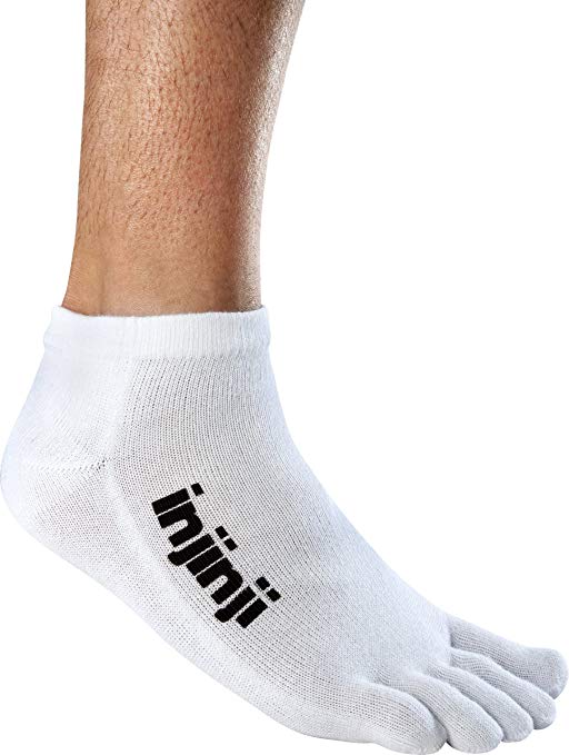 Injinji Men's Sport Original Weight Micro Performance Toe Socks