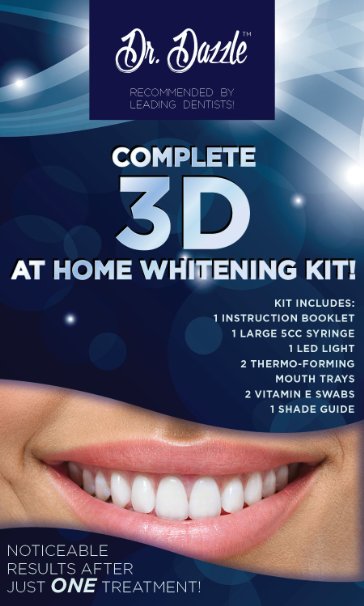 ★Dr. Dazzle★ Professional At Home 3D Teeth Whitening Kit
