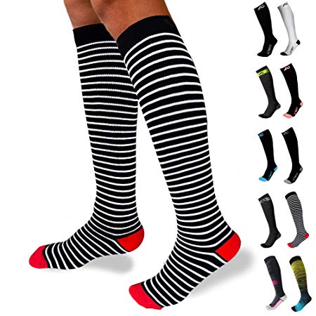 ACTINPUT Compression Socks 20-30mmHg for Men & Women - Best Stocking for Running, Medical,Flight Travel & Maternity Pregnancy