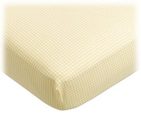 Tadpoles Classic Gingham Fitted Sheets - Set/2 - Yellow