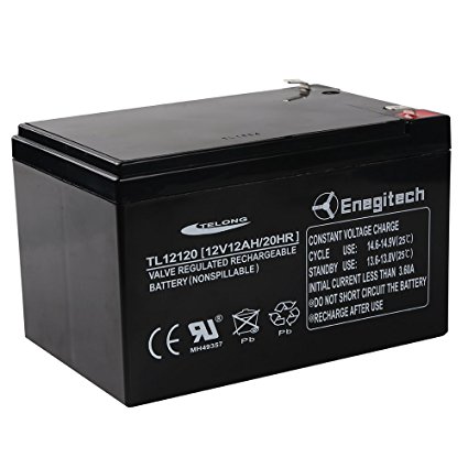 Powermall 12V 12Ah 20 HR SLA Battery Rechargeable Sealed Lead Acid Backup Batteries Replacement with F2 Terminal