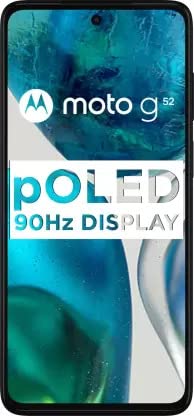 Motorola g52 (Metallic White, 128 GB) (6 GB RAM)