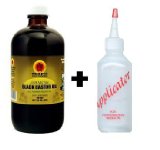 Tropic Isle Jamaican Black Castor Oil 8oz with an Applicator Big Sale - Safe Pet Bottle Packaing