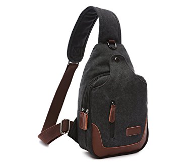 WFTBDREAM Sling Chest Fanny Backpack Crossbody Multipurpose Bag Daypack For Men