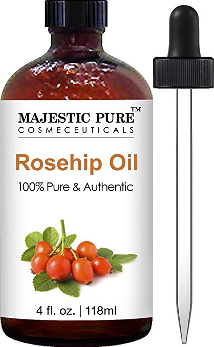 Rosehip Oil - 100% Pure 120ml - Certified Organic Cold Pressed Highest Quality Rose Hip Seed Oil - Natural Moisturiser, Rich in Vitamins, Antioxidants and Essential Fatty Acids - Best for Face, Skin & Hair - Softens, Hydrates and Heals Dry Skin, Known ..