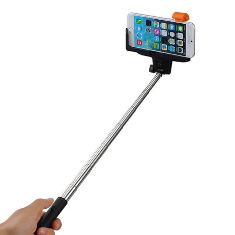 Blutooth 3.0 Selfie Stick,Mavogel iSnap Pro 3-In-1 Self-portrait Monopod Extendable Wireless Bluetooth Selfie Stick with built-in Bluetooth Remote Shutter With Adjustable Grip Holder for iPhone 6, iPhone 6 Plus, iPhone 5 5s 5c, Android 4.0