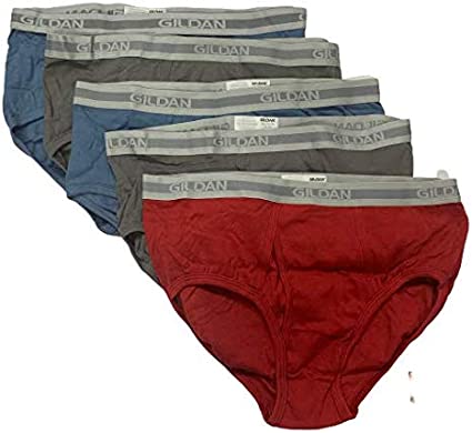 Gildan Briefs 5 Pack Assorted Color Size 2XL