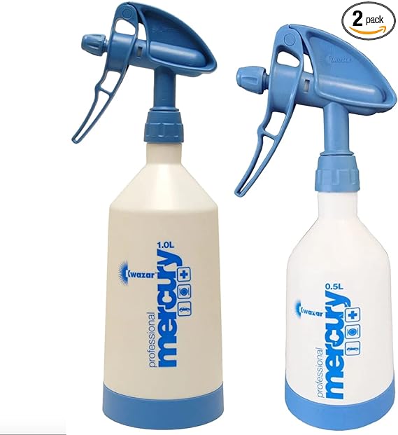 Kwazar Mercury Pro   1.0 L (33oz) trigger Spray Bottle Mercury Pro 0.5 Liter Double Trigger Sprayers