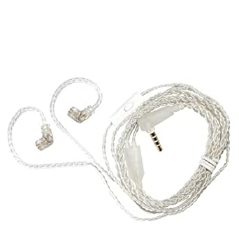 KZ 0.75MM QDC Type C Replacement Cable, 25 Core Silver-Plated in Ear Monitor 2 Pin Plug Replacement Cable ZS10PRO/AST/AS16 (3.5MM Plug With Mic, 0.75MM Type C (QDC))