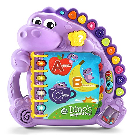 LeapFrog Dino’s Delightful Day Alphabet Book – Online Exclusive Purple