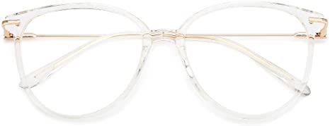 Gaoye Computer Blue Light Blocking Glasses for Women Men,Spring Hinge TR90 Lightweight Frame Anti UV Lens - GY1696