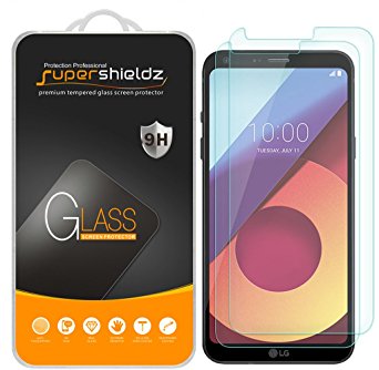 [2-Pack] Supershieldz for LG Q6 Tempered Glass Screen Protector, Anti-Scratch, Anti-Fingerprint, Bubble Free, Lifetime Replacement Warranty