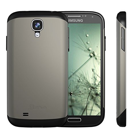 S4 case, JETech Super Protective Samsung Galaxy S4 Case Slim Ultra Fit for Galaxy S IV Galaxy SIV i9500 (Grey) - 3003