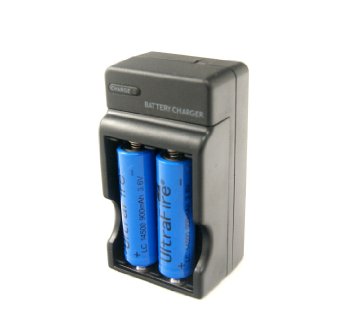 14500 1200mah 3.6V Rechargeable Li-Ion Battery (Pair)   Charger Combo