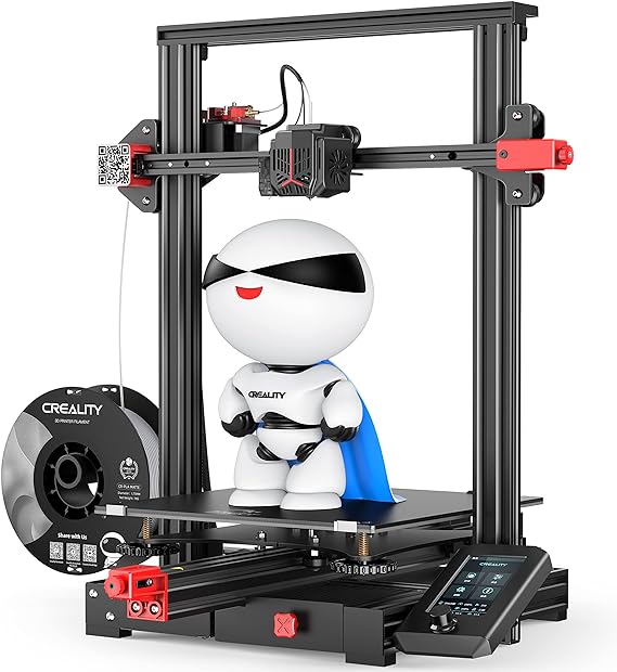 Creality Official Ender 3 Max Neo 3D Printer, Plus Upgrade Large Size 3D Printers with CR Touch Auto Leveling Bed, Filament Sensor, Z-axis Double Screw, Printing Size 300x300x320 mm