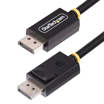 StarTech.com 1m DisplayPort 2.1 Kabel, VESA-zertifiziert DP80 DisplayPort Kabel, UHBR20/HDR/DSC 1.2a/HDCP 2.2, 16K/8K 60Hz