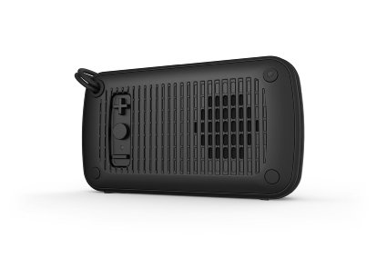 Skullcandy Ambush Water-resistant Drop-proof Bluetooth Portable Palm Speaker, Black