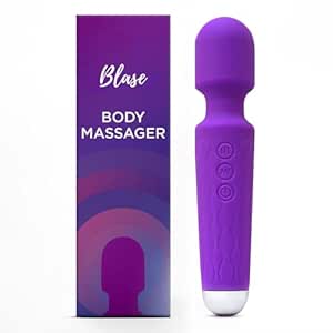 Blase enterprise Women's Personal Body Massager, Full Body Massager for Women & Men, Rechargeable Wireless Strong Vibrating Massager Machine for Pain Relief of Neck, Shoulder, Back, Foot Handheld Massager (Multicolor)