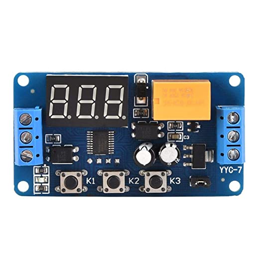 Timer Switch Module，3V 3.7V 4.5V 5V 6V 7.4V Timer Relay Module，Adjustable Timer Module Timer Relay Module，Adjustable Cycle Timer Control Relay Time Delay Switch Module