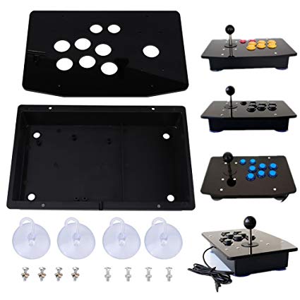 Acrylic Arcade Game Control Panel Case Set for DIY Replacements