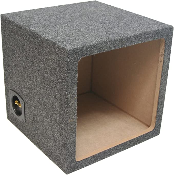 Car Audio Single 10" Sealed Square Sub Box Enclosure fits Kicker L7 Subwoofer